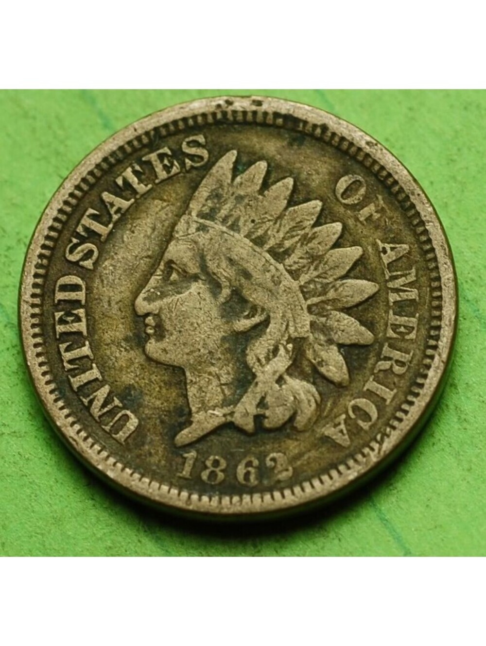 W787 1862 Indian Head Cent Penny 1c - Check Out Our Store 🎩🎩CIVIL WAR ERA🎩🎩